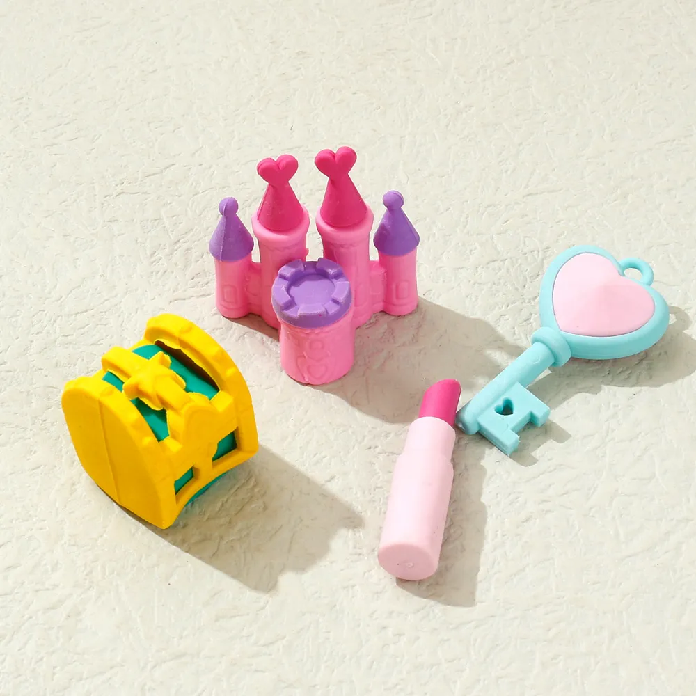 Different Kinds of Cute Cartoon Eraser School Student Gift Student Stationery Party Decoration  big image 1
