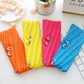 Zipper Pencil Case Cartoon Pencil Pouch Zippered Pen Pouch Fun Stationery Bag Durable Pencil Bags Pencil Box Lightweight Storage Gift for School Office Home Travel   image 2