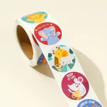 Cute Stickers Labels Roll Round Cartoon Labels for Envelope Seals Stickers Cards Gift Boxes Decoration  image 4
