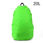 Waterproof Dustproof Backpack Rain Dust Cover for Hiking Camping Traveling Green
