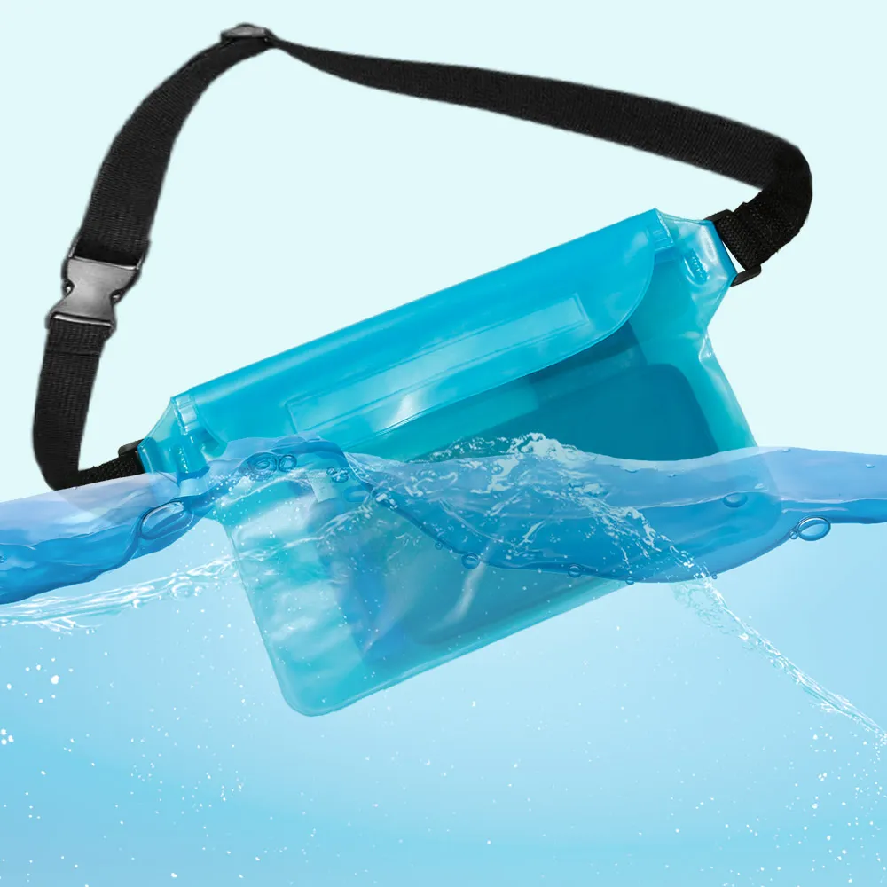 Waterproof Waist Bag Drifting Swimming Bag Diving Crossbody Bag Mobile Phone Dry Bag Boating Sports Beach Pack
