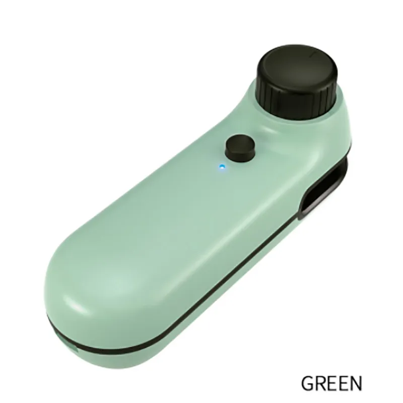 Mini Rechargeable Vacuum Sealer Home Portable Plastic Packaging Hand Pressure Food Sealing Device   big image 1