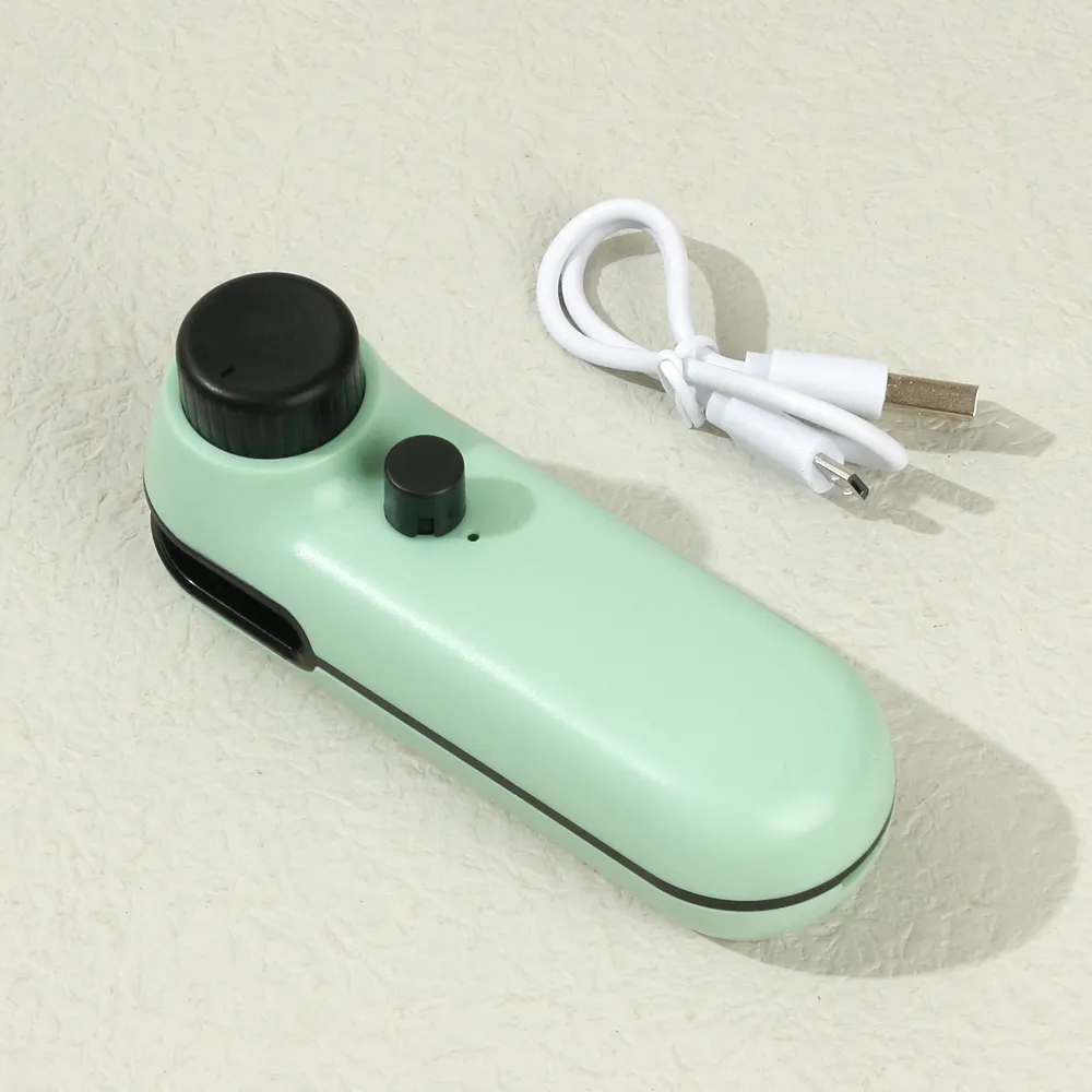 Mini Rechargeable Vacuum Sealer Home Portable Plastic Packaging Hand Pressure Food Sealing Device   big image 10