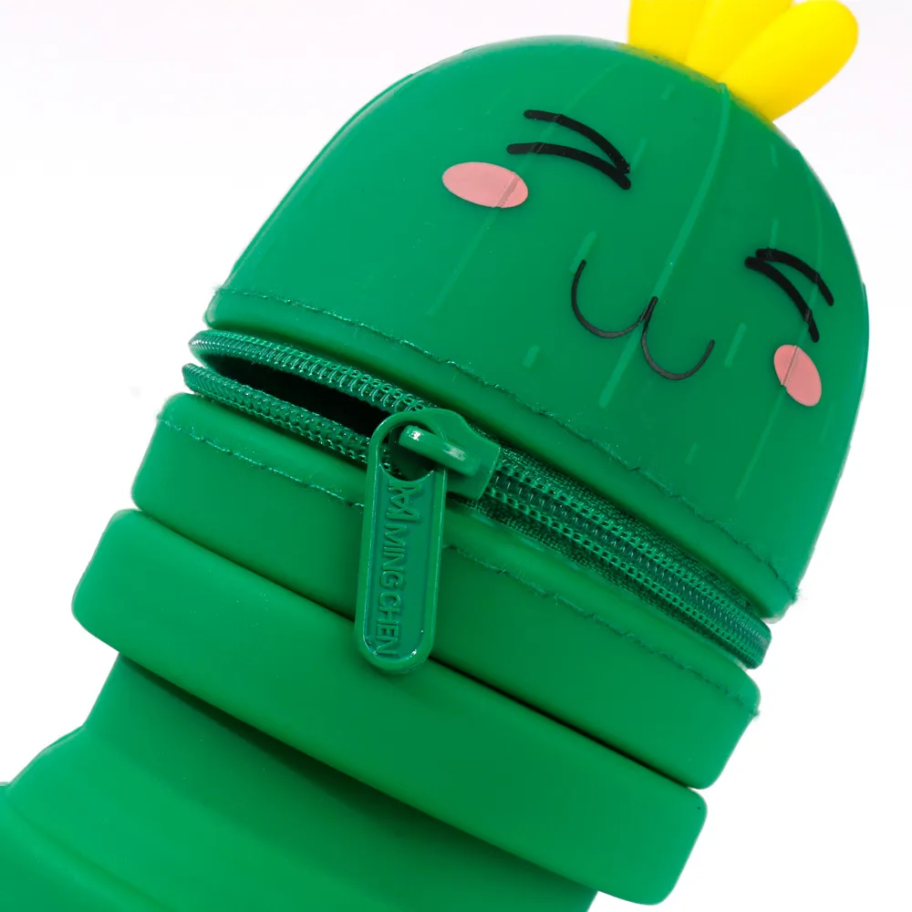 Cute Pencil Case Standing Telescopic Pencil Cases Stationery Office School Organizer   image 4