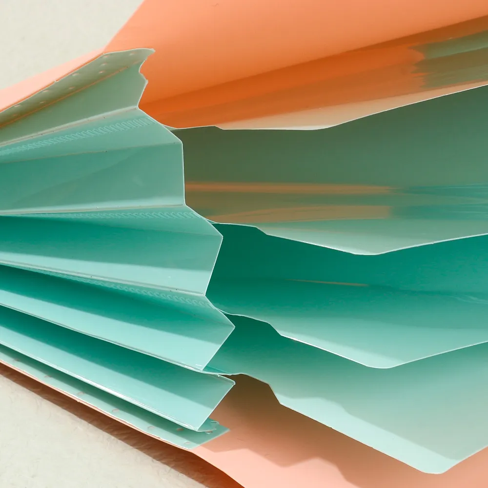 Candy Color Folder Multi-layer Insert 5 into A4 Folder File Bag Organ Bag Test Paper File Storage Bag big image 3