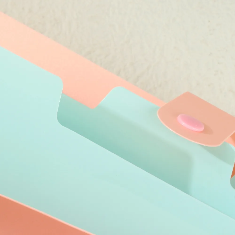 Candy Color Folder Multi-layer Insert 5 into A4 Folder File Bag Organ Bag Test Paper File Storage Bag big image 5