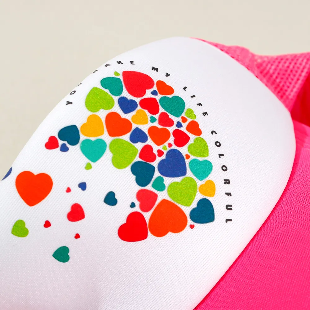 Kid Heart Letters Print Peaked Cap big image 5