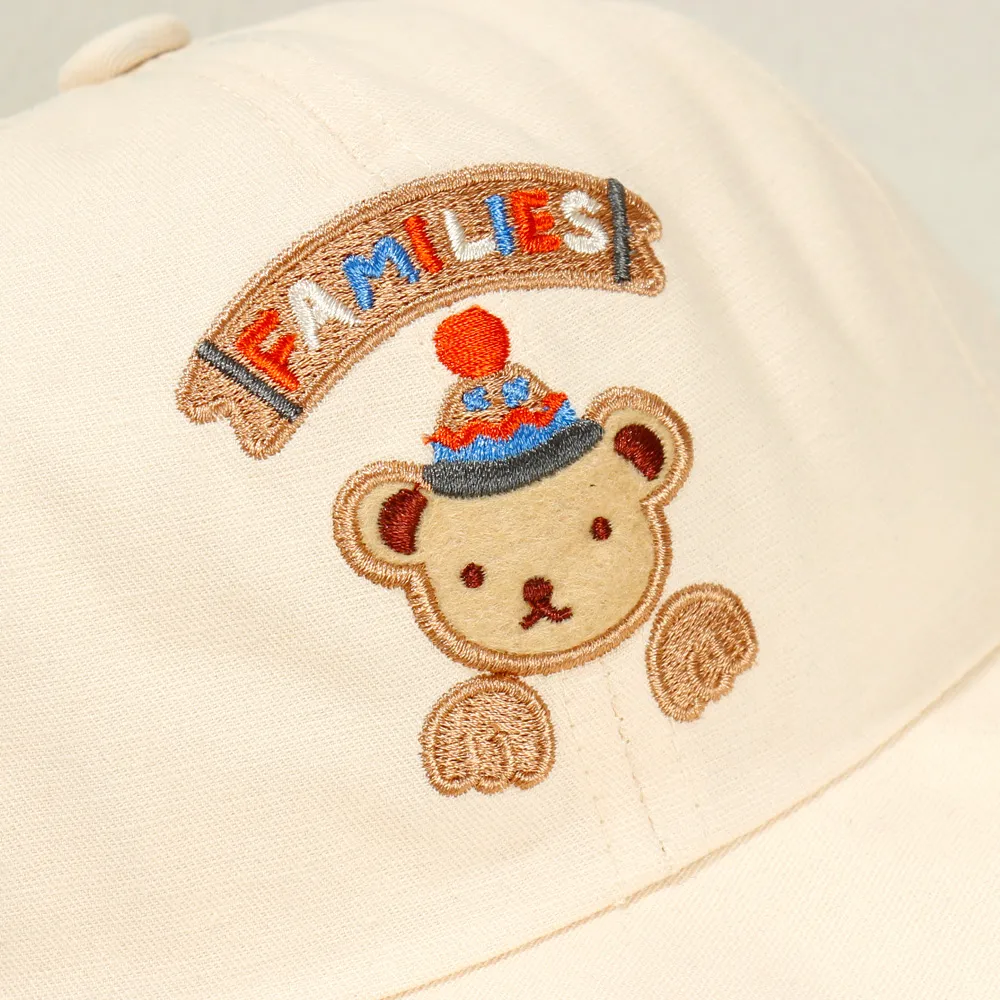 Baby/Toddler 100% Cotton Little Bear Embroidery Fisherman Hat big image 3