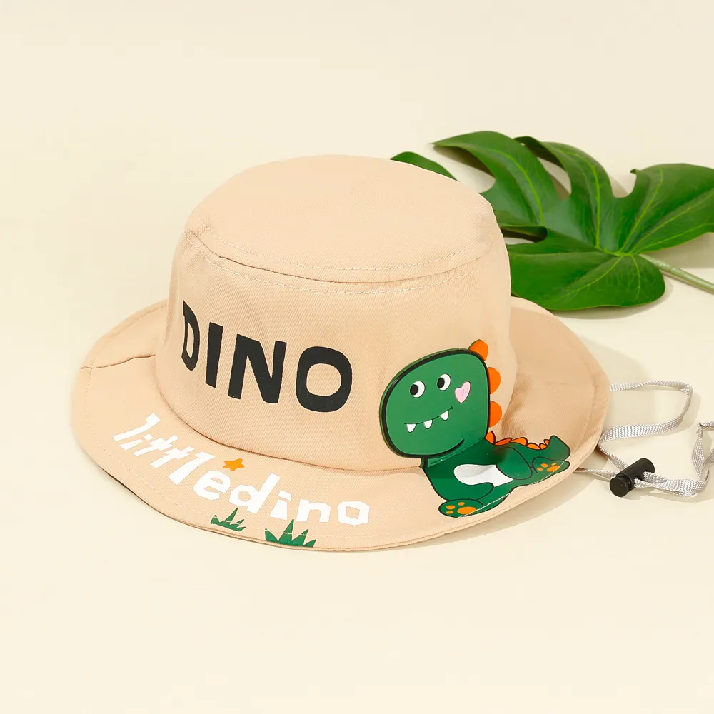 Toddler/Kid Small Dinosaur Letters Pattern Fashion Drawstring Hat  image 1