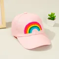 Toddler/Kid 100% Cotton Rainbow Embroidery Baseball Cap   image 1