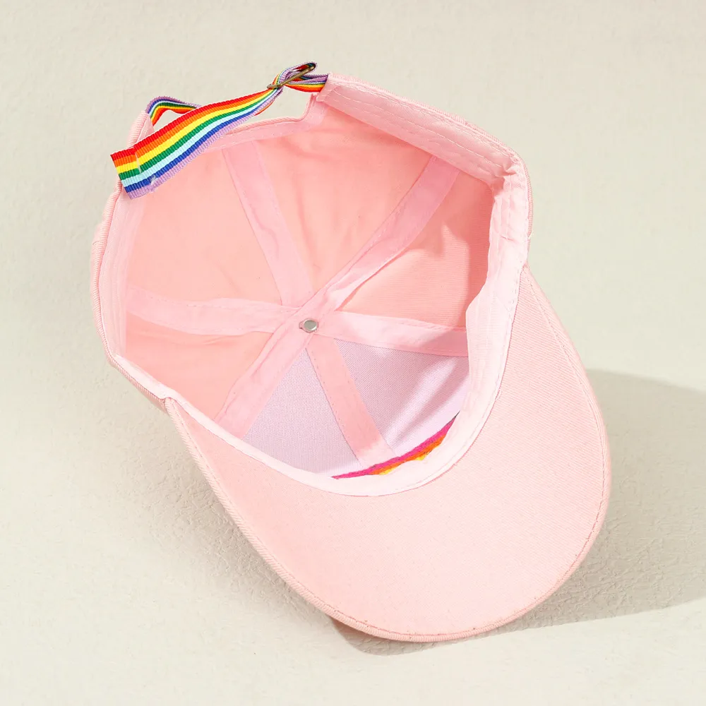 Toddler/Kid 100% Cotton Rainbow Embroidery Baseball Cap big image 3