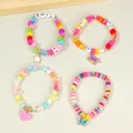 4-pack Toddler/Kid Unicorn Butterfly Peach Stretchy Bracelet  image 4