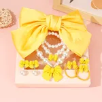 Caja de regalo de joyería para niños de 8 paquetes Amarillo