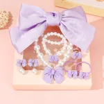Caja de regalo de joyería para niños de 8 paquetes Púrpura