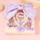 Coffret cadeau de bijoux pour enfants de 8 paquets Violet