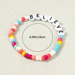 2-pack Toddler/Kid Letters Print Positive Energy Words Bracelets  image 5