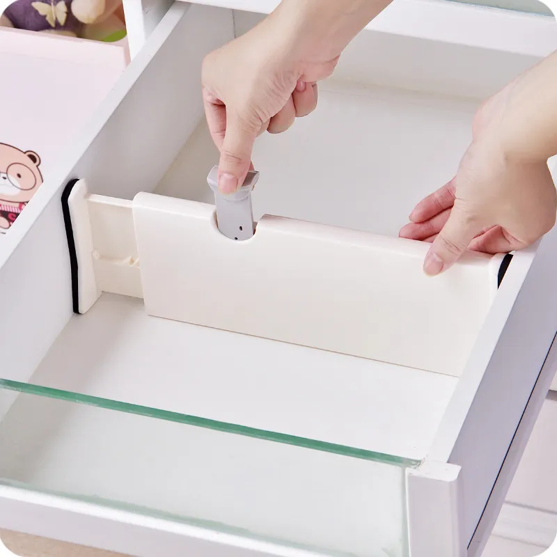 Drawer Dividers Organizer, Adjustable Drawer Dividers for Clothes, Expandable Drawer Organizer for Dresser Organizer, Kitchen Utensils, Socks, Office, Bathroom 