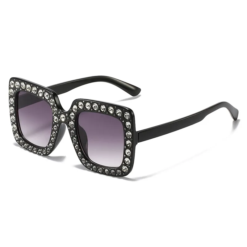 Kid Fashion Geometric Frame Rhinestones Sunglasses big image 13