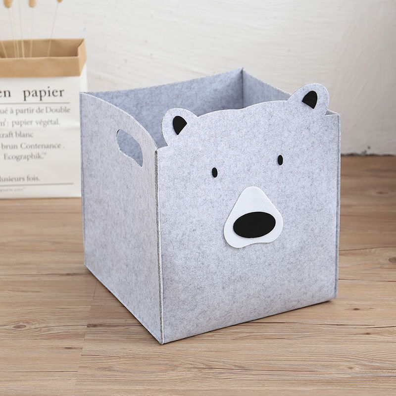 Foldable Animal Cube Storage Bins Fabric Toy Basket