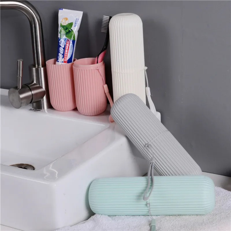 

Travel Toothbrush Holder, Portable Multifuction Toothbrush Case for Traveling, Camping, Business Trip and School