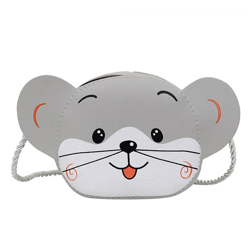 Adorable Animal Bag for Girls Grey image 4