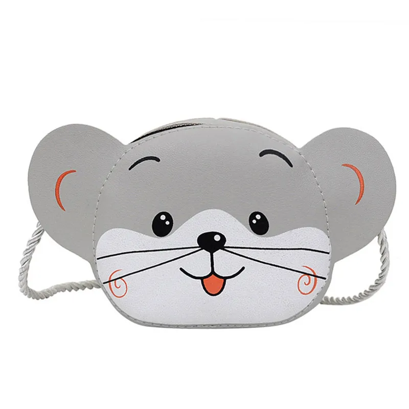 Adorable Animal Bag for Girls Grey big image 1