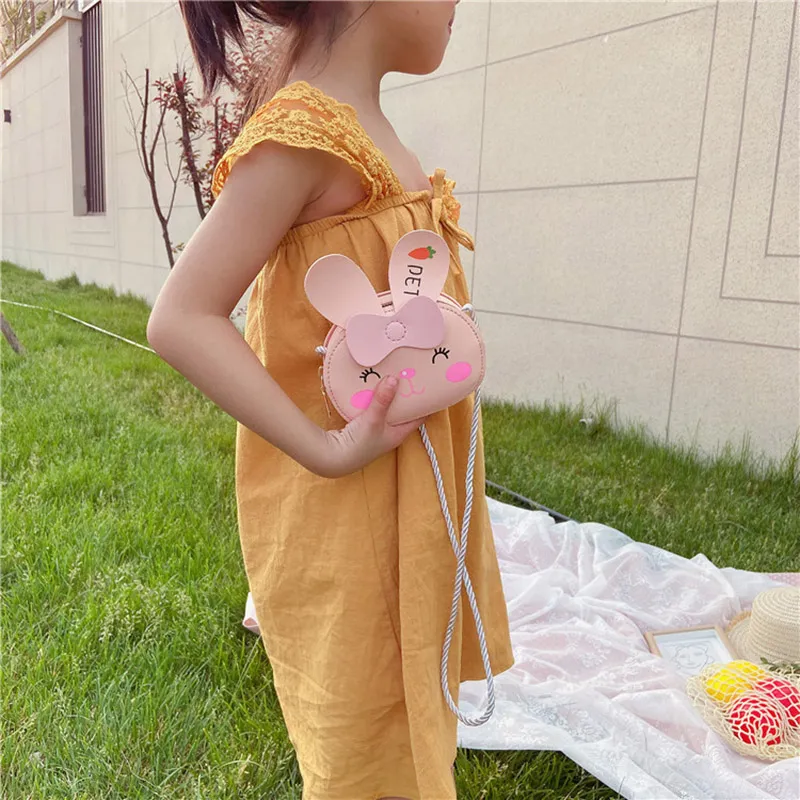 Adorable Animal Bag for Girls Pink image 6