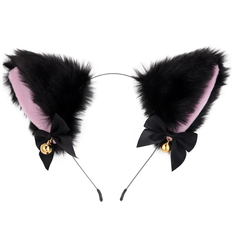 Halloween Cat Ears Bell Headband Hair Accessories