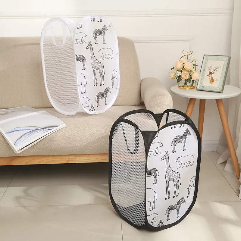 Foldable Laundry Basket for Dirty Clothes and Household Items