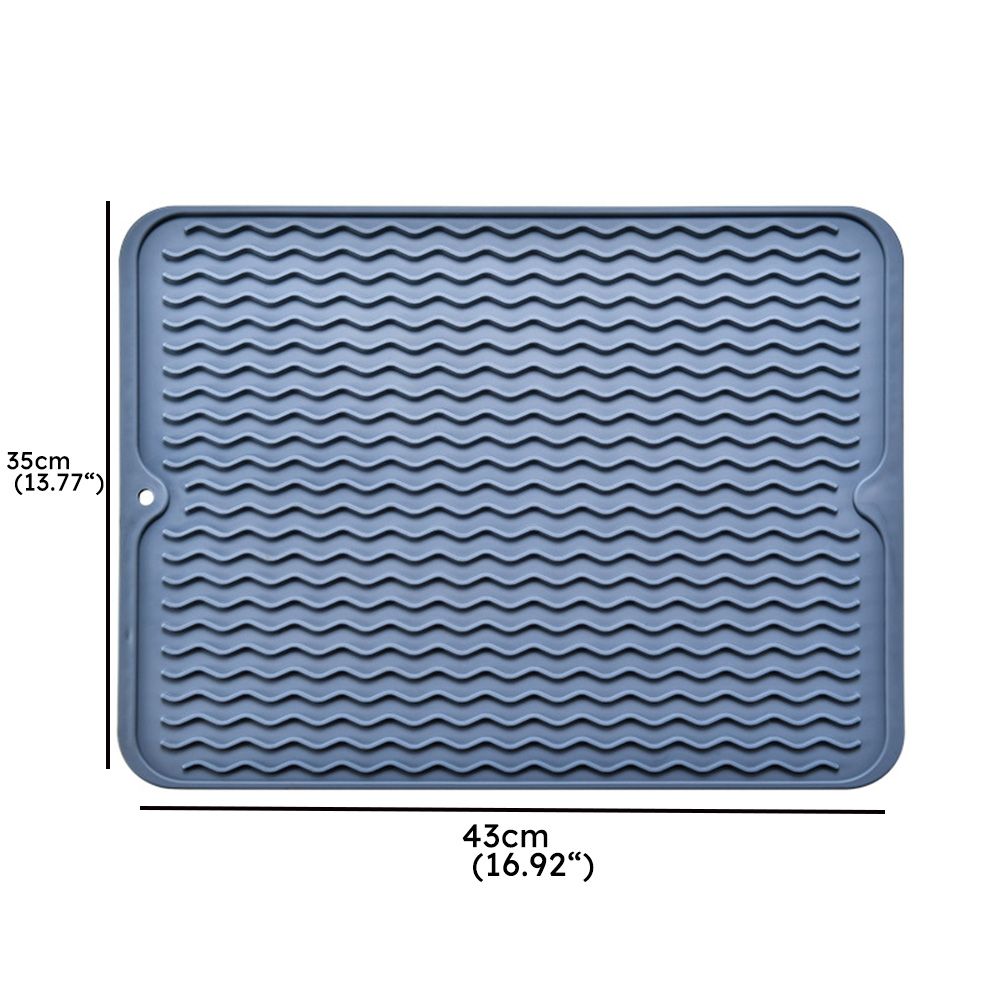 Kitchen Multifunctional Mat With Non-slip, Heat-resistant, And Water-filtering Design