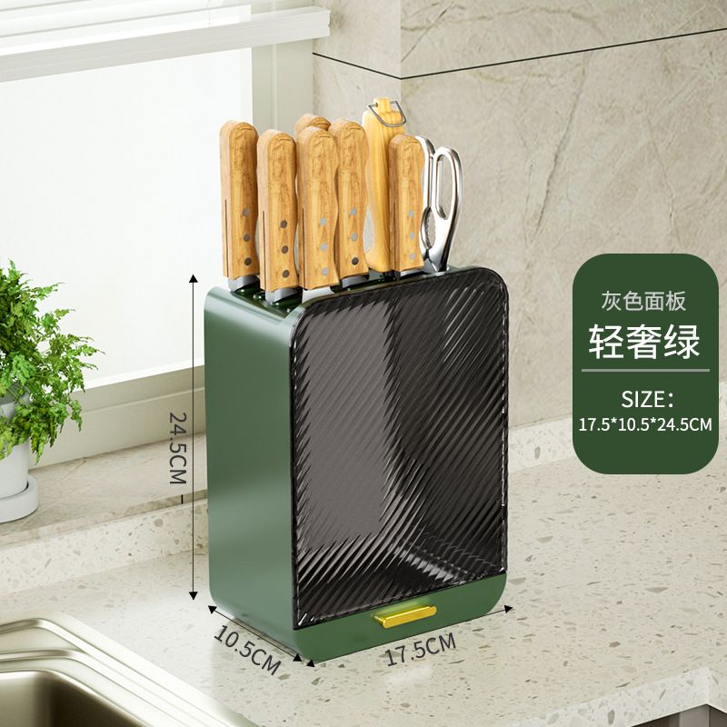 

Single Unit Household Luxe Countertop Kitchen Knife Storage Rack