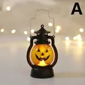 Halloween Oil Lamp Portable Pumpkin Lantern Skull Home Decoration  image 1