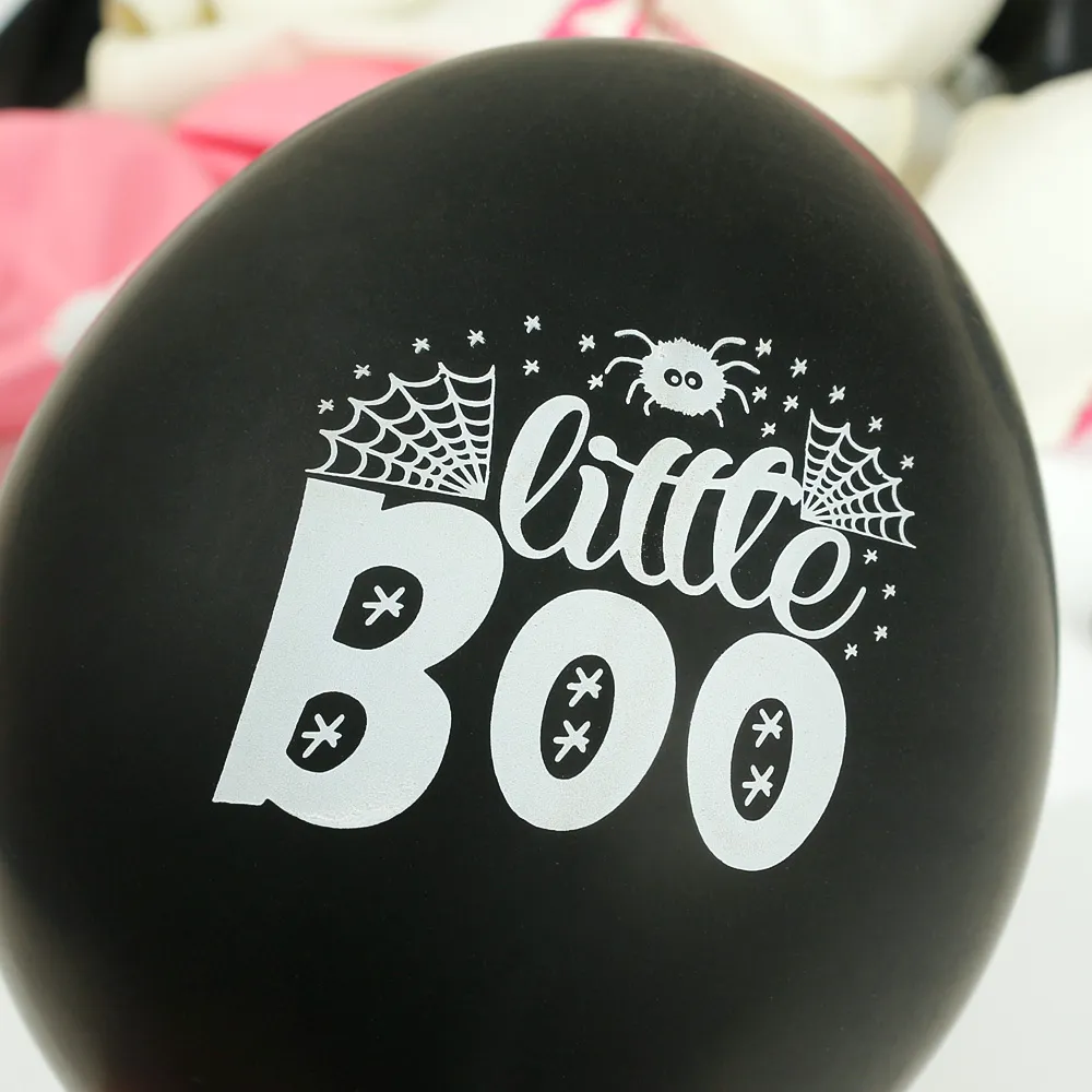 18pcs Latex Spiral Balloons Decorations Set for Halloween Party  Pink image 5