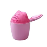 Baby Bath Shower Practical Shower Shampoo Rinse Cup Washing Head Cute Baby Gift Pink