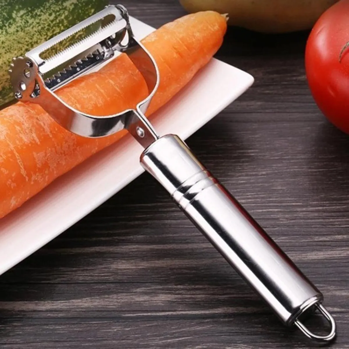 

High Quality Stainless Steel Multifunctional Potato Cucumber Carrot Fruit Peeler Vegetable Slicer