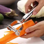 High Quality Stainless Steel Multifunctional Potato Cucumber Carrot Fruit Peeler Vegetable Slicer  image 4
