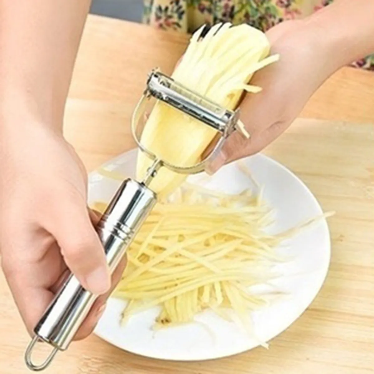 High Quality Stainless Steel Multifunctional Potato Cucumber Carrot Fruit Peeler Vegetable Slicer  image 5