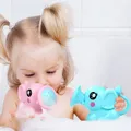 Baby Elephant Shampoo Cup Multipose ABS Plastic 1Pcs Cartoon Baby Infant Shower Supplies Pink/Blue Baby Cartoon Shower Cup  image 3