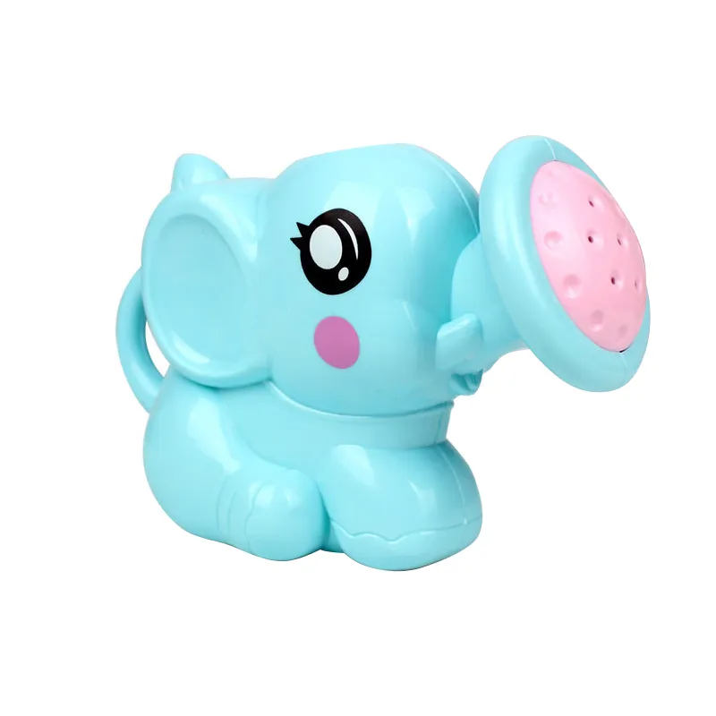 Bebê elefante xampu xampu multiuso plástico abs 1 pçs suprimentos de chá de bebê de desenho animado rosa/azul copo de chá de bebê de desenho animado Azul Claro