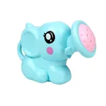 Baby Elephant Shampoo Cup Multipose ABS Plastic 1Pcs Cartoon Baby Infant Shower Supplies Pink/Blue Baby Cartoon Shower Cup Light Blue