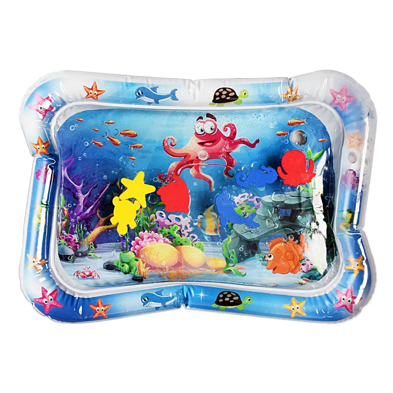 طفل اللعب حصيرة الصيف حصيرة المياه قابل للنفخ لسلامة الأطفال وسادة الجليد النشاط حصيرة متعة playmat التعليم المبكر لعب الاطفال الضوء الأزرق