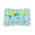 Baby Play Game Mat Summer Inflatable Water Mat for Babies Safety Cushion Ice Mat Fun Activity Playmat Early Education Kids Toys Mint Green