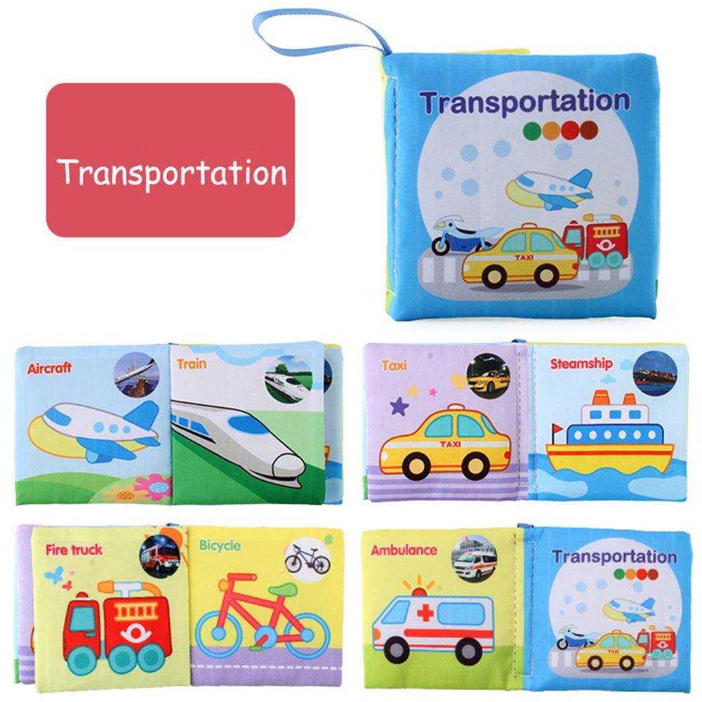 Baby Cloth Book Baby Early Education Cognition Farm Animal Vegetable Animals Wearing Transportation Sea World Cloth Book