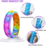 Kids Wristband Bracelets Toys Stress Relief Toy Fidget Sensory Toy Kids Silicone Play Educational Toy  image 3