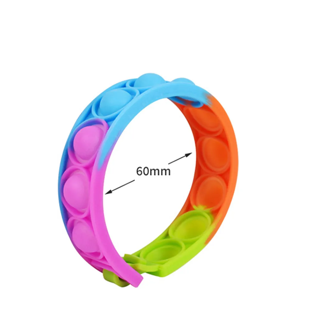 Kids Wristband Bracelets Toys Stress Relief Toy Fidget Sensory Toy Kids Silicone Play Educational Toy  image 5