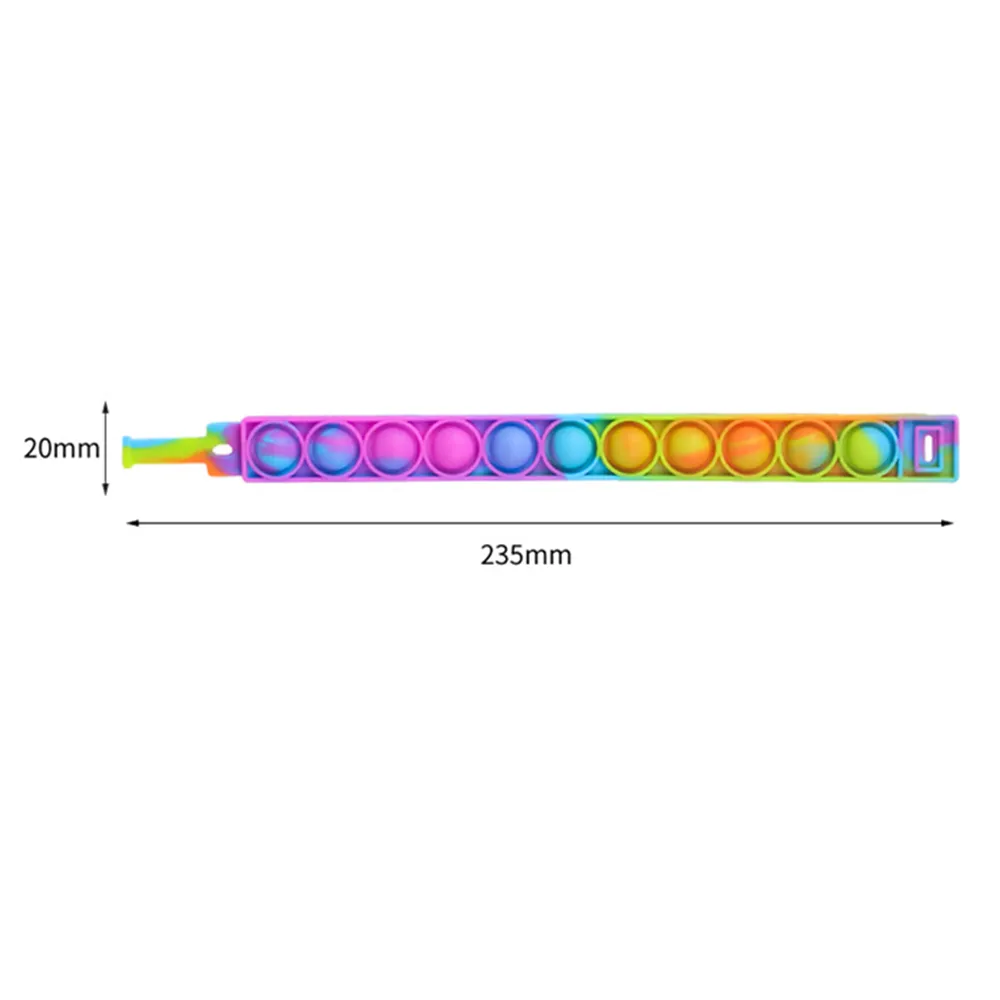 Kids Wristband Bracelets Toys Stress Relief Toy Fidget Sensory Toy Kids Silicone Play Educational Toy  image 6