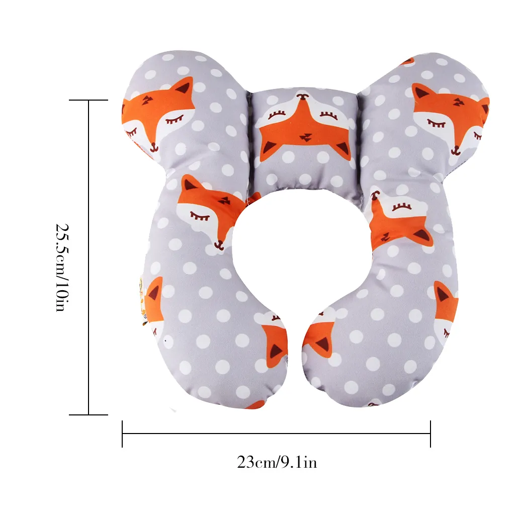 

Cartoon Baby Travel Pillow Infant Head and Neck Support Pillow for Car Seat Pushchair