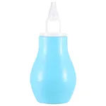 Aspirador nasal de bebê de silicone seguro para recém-nascidos limpador de muco sugador de muco pinças de sucção Azul