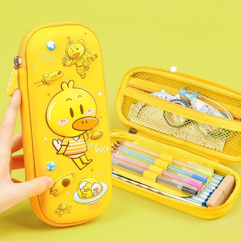 

Pencil Case for Boys Girls 3D EVA Cartoon Storage Pouch Pen Holder for School Kids Large-Capacity Storage Box Children's Student Gift Stationery Box (