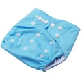 1pc Baby Snap Cloth Diapers Cartoon Elephant Print/Solid One Size Adjustable Reusable Waterproof Diaper  image 3